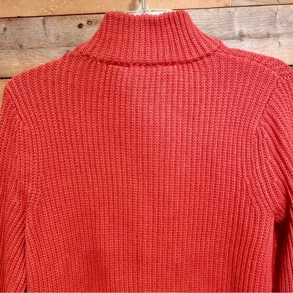 🍊Soft Surroundings Highland
Autum Leaf Ribbed Chunky Knit Tunic Knit Sweater. M - Picture 15 of 16